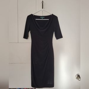 RALPH LAUREN BLACK BODYCON
